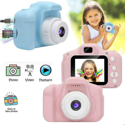 Camera foto digitala pentru copii Summer Vacation, functie foto/video, verde