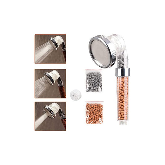 Cap de dus cu Filtru Activ Ionic, 3 moduri de jet, Albastru