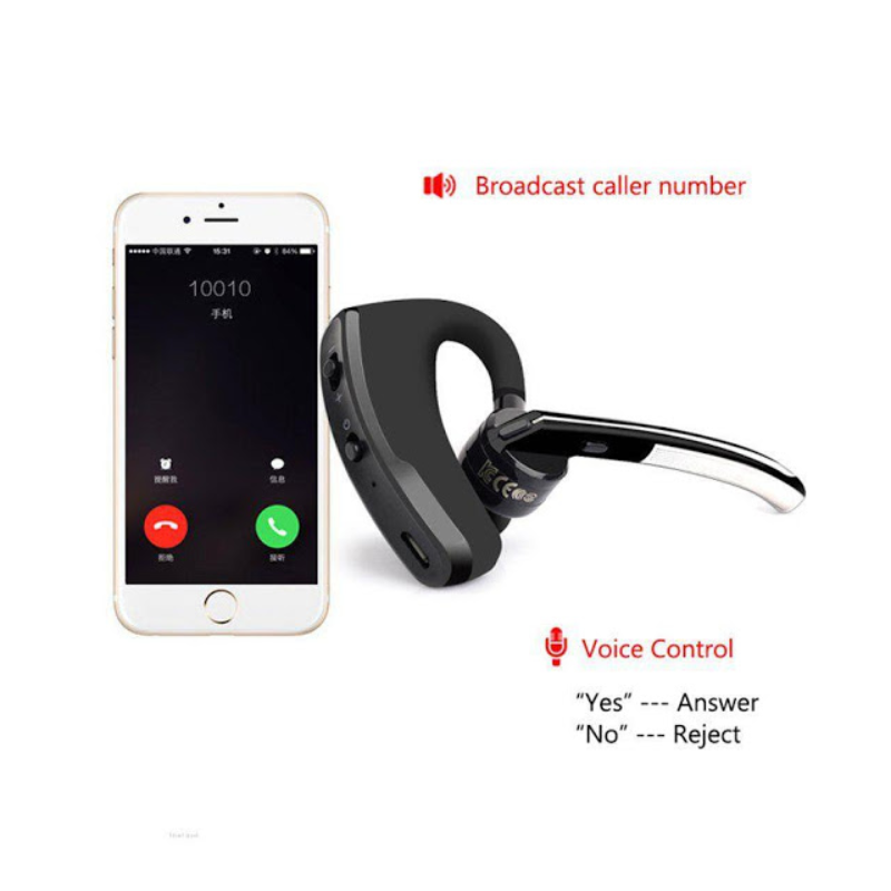 Casca Bluetooth V8, Wireless, reduce zgomotul si ecoul din apeluri, claritate HD