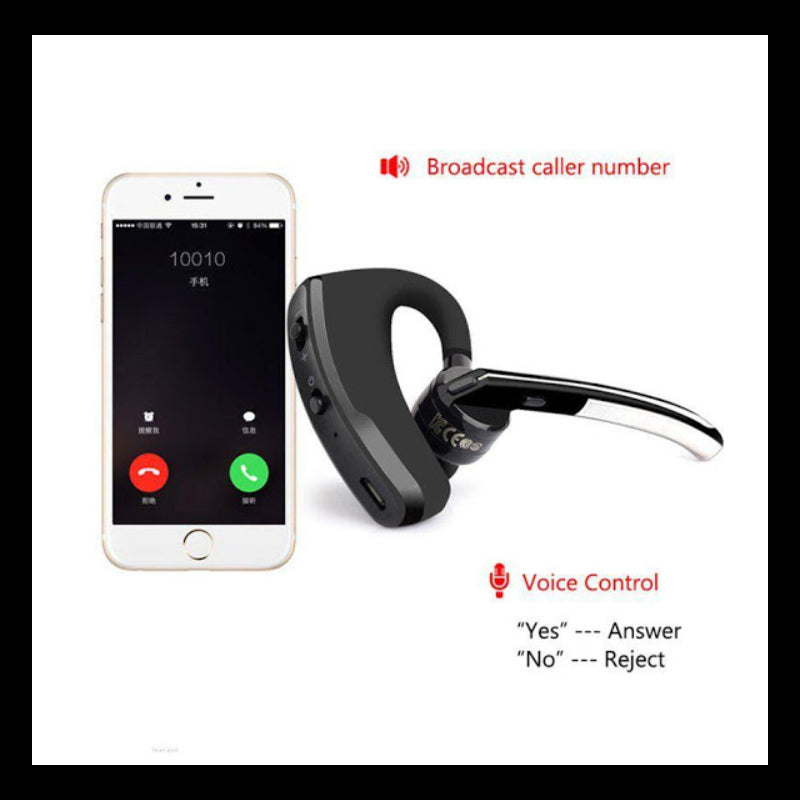 Casca Bluetooth V8, Wireless, reduce zgomotul si ecoul din apeluri, claritate HD