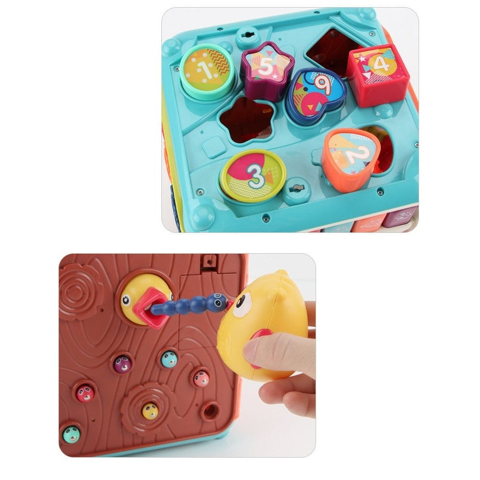 Cub activitati pentru copii, 6 in 1, multicolor