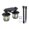 Felinar solar 192 LED, JD2217, senzor, 30W, telecomanda, suport