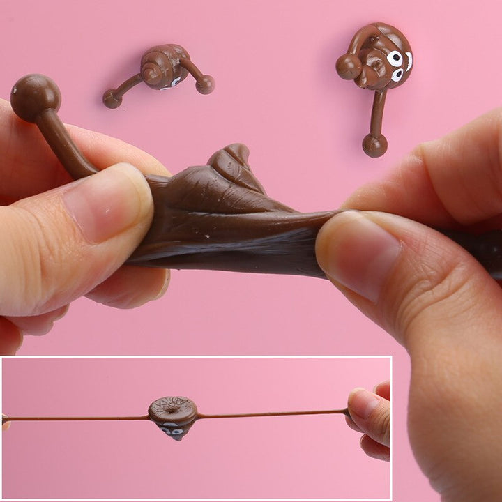 Mini prastie de cauciuc cu figurine lipicioase