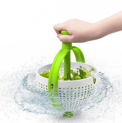 Strecuratoare multifunctionala rotativa, cu maner, verde