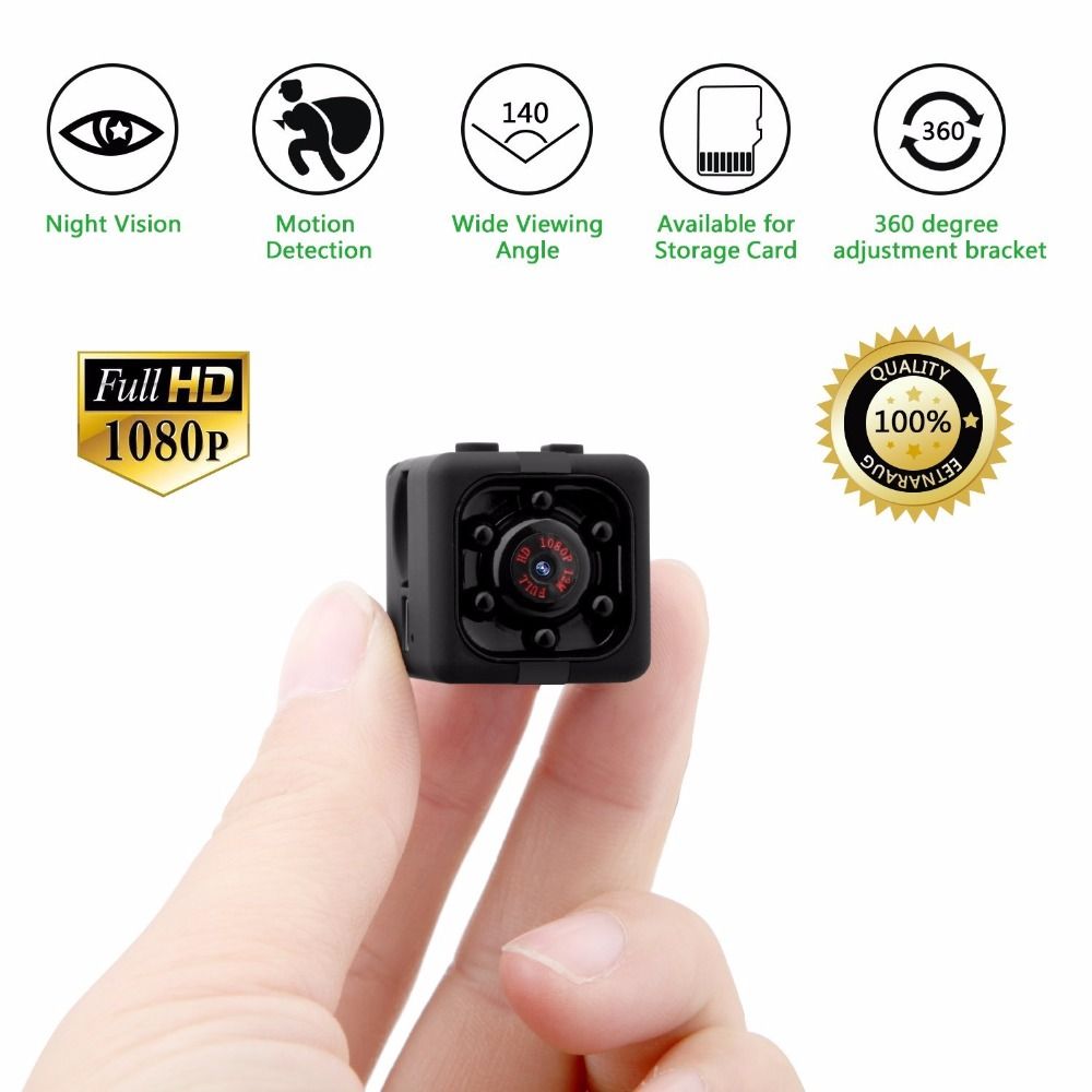 Mini camera video Full HD, SQ11 MINI DV, cu functie video si foto, Negru