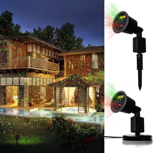 Proiector exterior cu laser, fulgi de nea