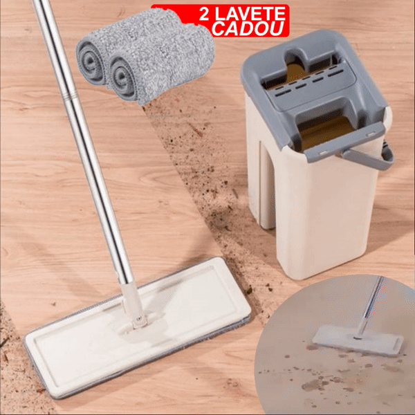 Mop profesional cu doua cuve de spalare si uscare