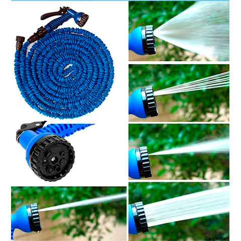Furtun extensibil pentru gradina cu pistol de udat