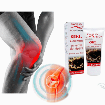 Gel pentru masaj anti durere cu venin de vipera, 50ml