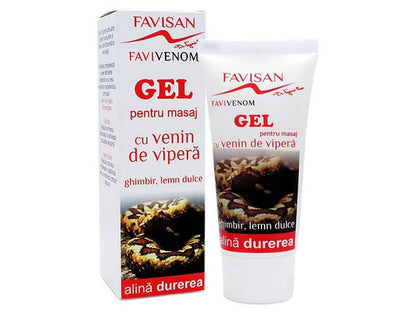 Gel pentru masaj anti durere cu venin de vipera, 50ml