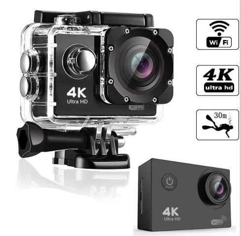 Camera Sport HD 4K Ultra HD, 30M, Waterproof