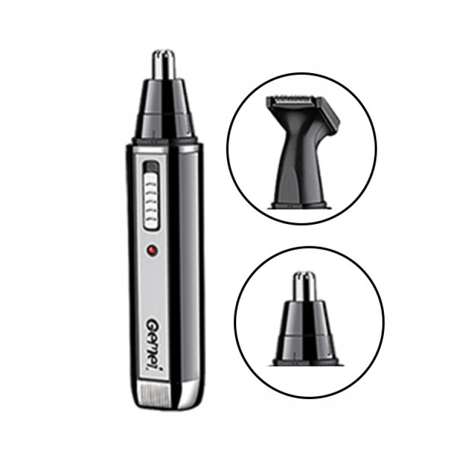 Trimmer facial reincarcabil 2in1, 3W, Gemei GM-3106