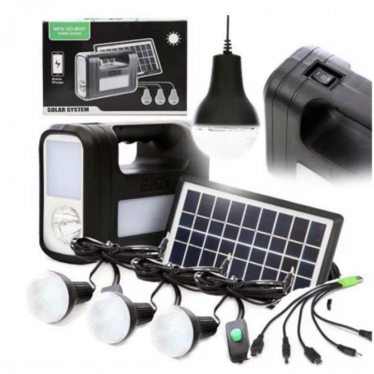 Kit solar pentru iluminare GD8017