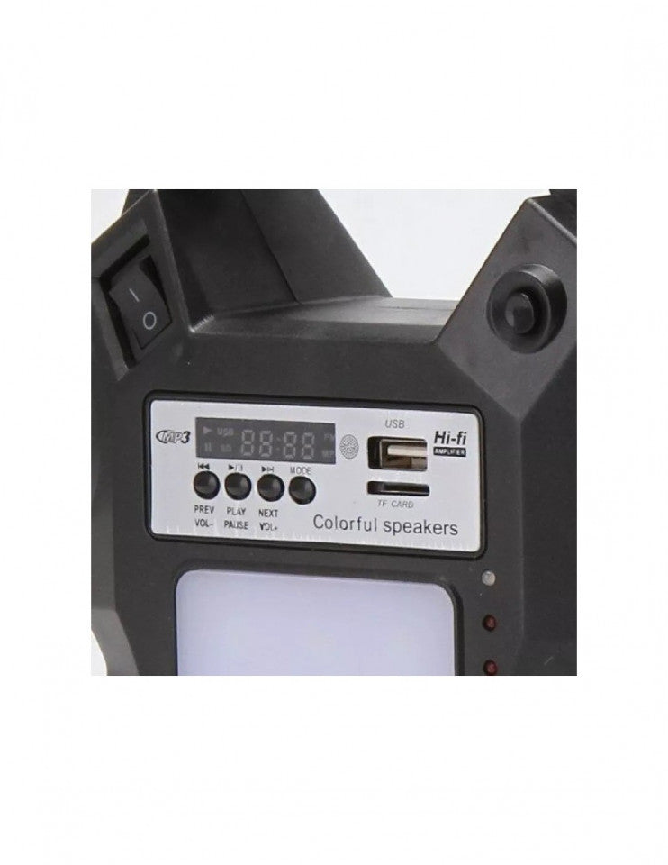 Kit solar pentru iluminare cu 3 becuri, port USB, radio, GD-8060