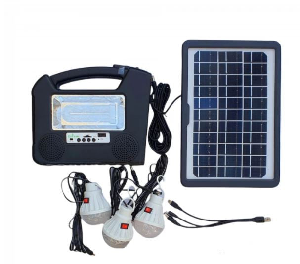 Kit Solar pentru iluminare, cu radio, GD CL-26
