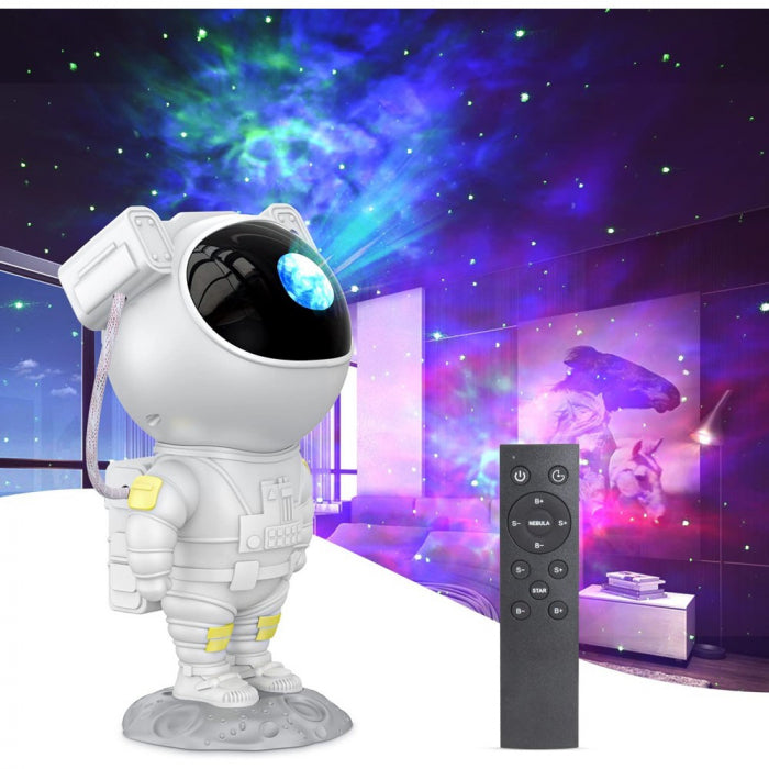 Lampa LED cu proiector ASTRONAUT, cer instelat, multicolor