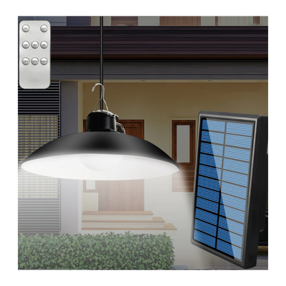 Lampa Solara IP65, 400lm, Telecomanda, Panou Solar fixare in pamant/perete/copac, 2200mah, lumina alb rece XF-707