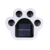 Lampa solara LED, tip laba de urs, pentru gazon sau gradina, rezistenta la apa, alb cald