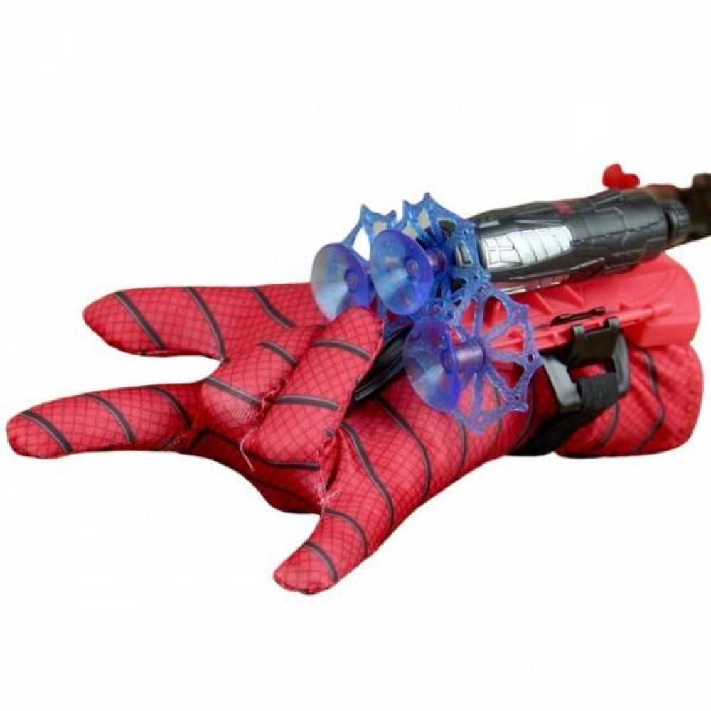 Manusa Spider din material textil cu lansator si doua sageti, +3 ani