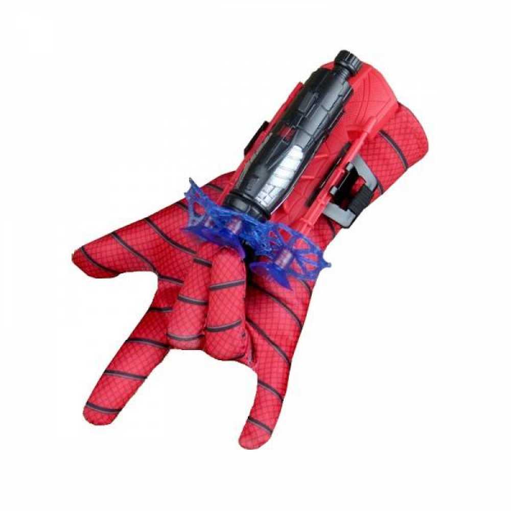 OFERTA SPECIALA Costum Spider cu muschi, pentru copii + Manusa cu lansator si 2 sageti