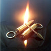 Load image into Gallery viewer, Bricheta breloc in forma de glont cu aprindere cu cremene