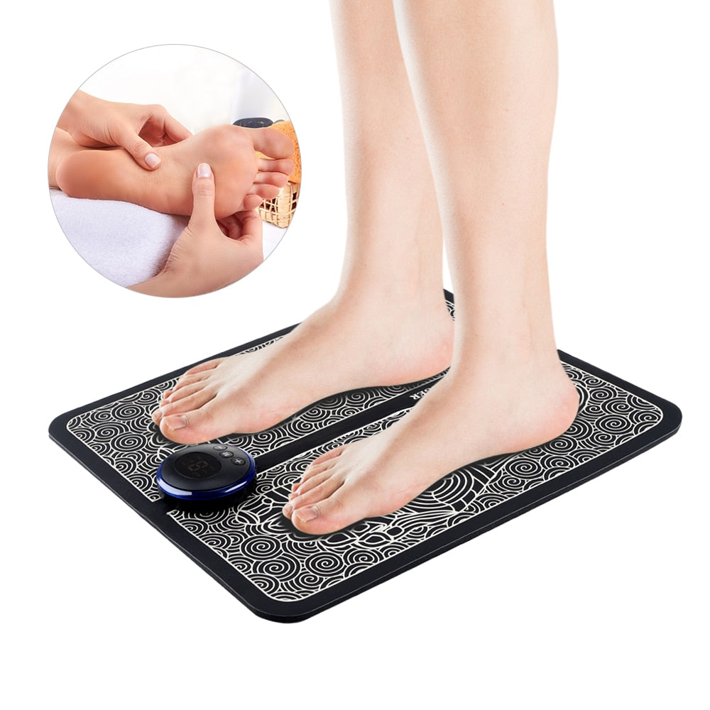 Aparat cu functii de Masaj pentru talpi, prin Electrostimulare