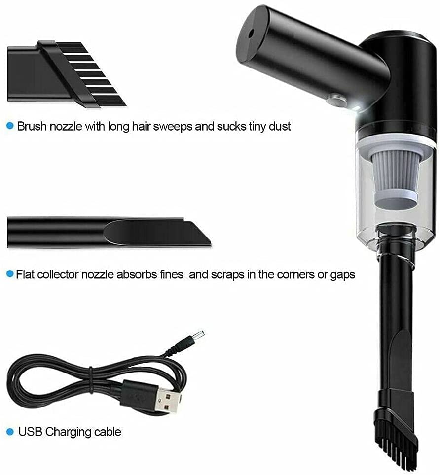 Mini aspirator wireless 2in1