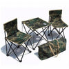 Set masa si 2 scaune pentru camping cu geanta transport, model army