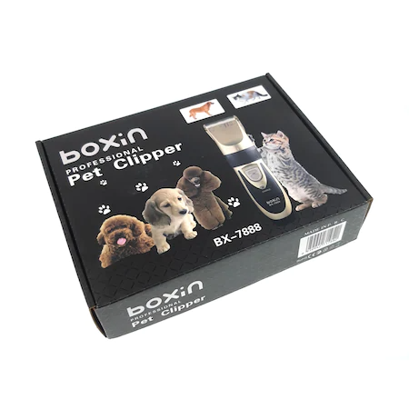 Masina de tuns animale fara fir, 1200 mAh, 8 accesorii incluse