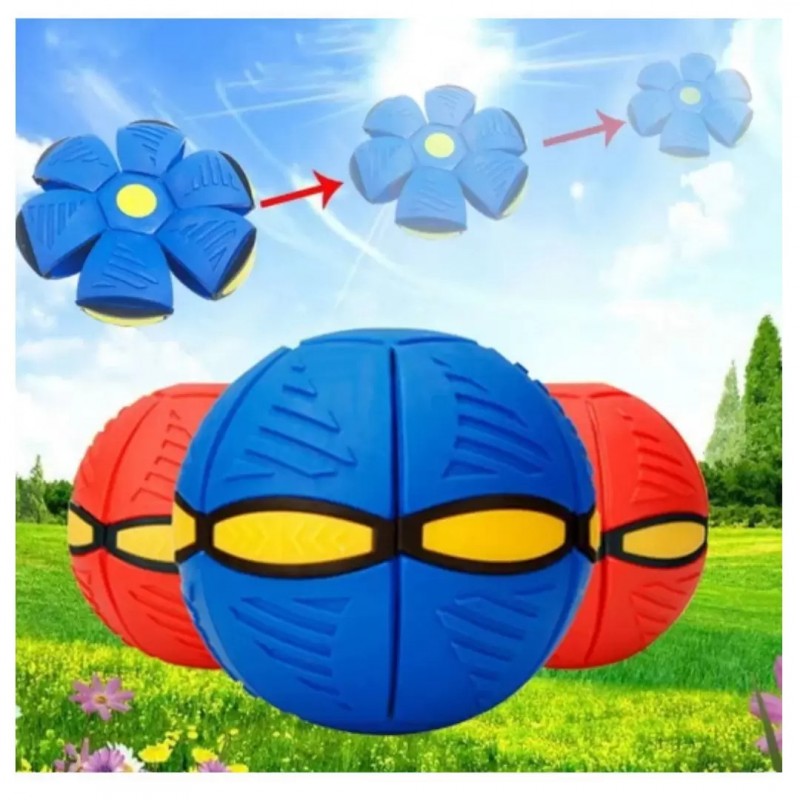 Minge zburatoare transformabila in disc, Ball P3 Disc, Rosu