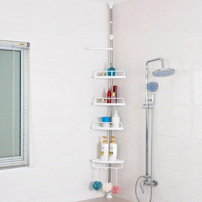Etajera colt pentru baie, Multi Corner Shelf, 100-260 cm