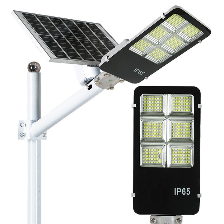 Lampa Incarcare Solara Jortan 200W/300W, Telecomanda, Suport Metalic/Stalp