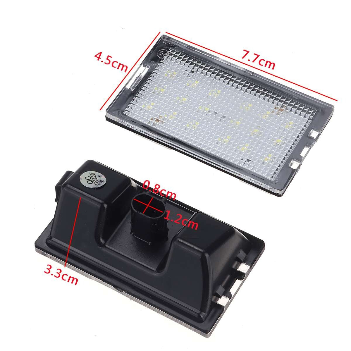 Set 2 lampi LED numar dedicate Land Rover Discovery Seria 3/4/Freelander 2/Sport