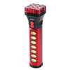 Lanterna LED 18W, cu Lumina Frontala si Laterala, Incarcare Solara si USB, Indicator Nivel Baterie, Functie PowerBank