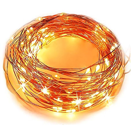 Ghirlanda instalatie luminoasa din cupru, 3M, waterproof, 8 moduri de lumina