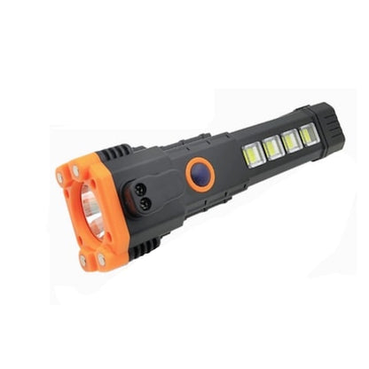 Lanterna LED C120, Lumina Frontala si Laterala, Dispozitiv Spargere Geamuri si Taiere Centura de Siguranta, Reincarcabila USB