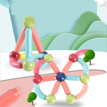Set magnetic de constructie cu 26 de piese, educativ, pentru copii, +3 ani
