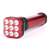 Lanterna LED 18W, cu Lumina Frontala si Laterala, Incarcare Solara si USB, Indicator Nivel Baterie, Functie PowerBank