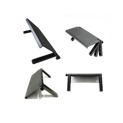 Raft reglabil pentru Monitor sau Televizor plat, 33x16cm, negru