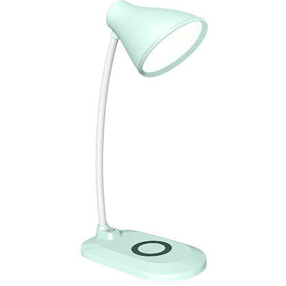 Lampa de birou LED, cu incarcator wireless, 3 nivele de iluminare, brat reglabil