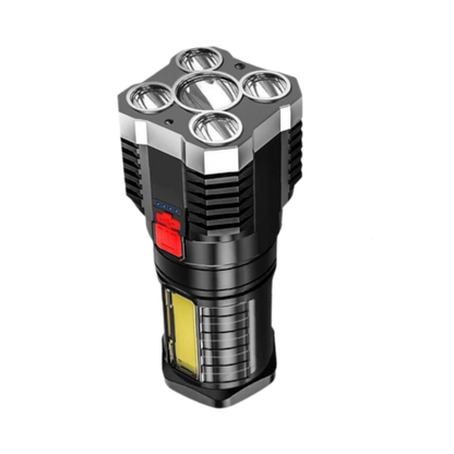Lanterna LED Portabila cu 5 nuclee si 4 moduri de lucru, HY912