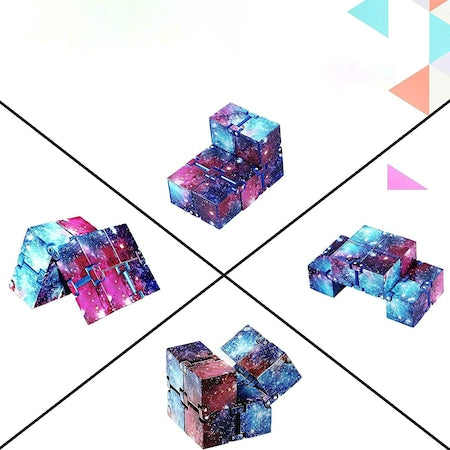 Jucarie Interactiva Antistres, Inifinite Cube, Multicolor, pentru copii si adulti
