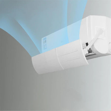 Deflector de aer conditionat reglabil, 52-91 CM, alb,cu prindere laterala de AC.