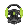 Volan gaming cu pedale, Xbox 360/PC/PS3, 13 butoane, vibratii, negru/verde