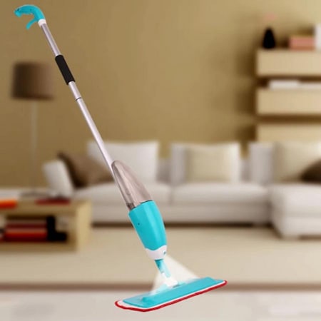 Mop Spray cu rezervor incorporat, 600 ml, cu laveta absorbanta din microfibra