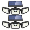 Lampa Solara Reglabila pentru Exterior cu Senzor, 74 LED-uri, 2400 mAh