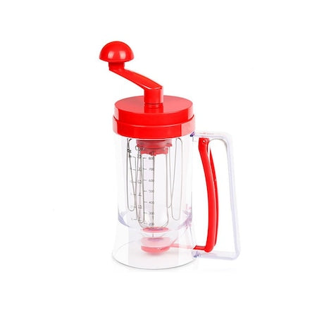 Blender manual pentru preparat clatite si prajituri, rosu