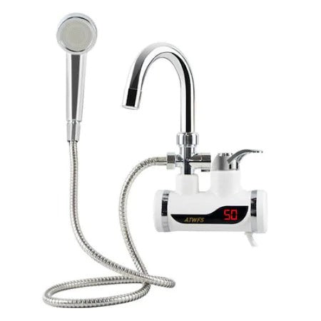 Robinet Electric cu dus cu incalzire, afisaj de PERETE Putere 3KW