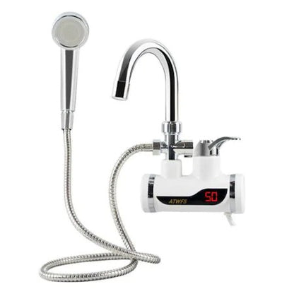Robinet Electric cu dus cu incalzire, afisaj de PERETE Putere 3KW