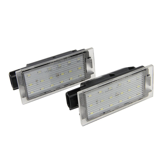 Set 2 lampi LED numar dedicate Renault